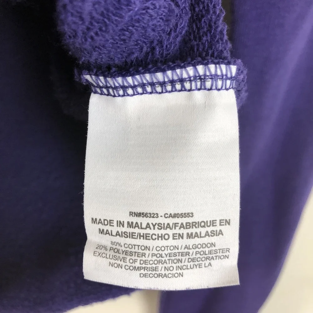 Nike Baltimore Ravens NFL Team Apparel Hoodie Sweatshirt High Neck Purple Sz S